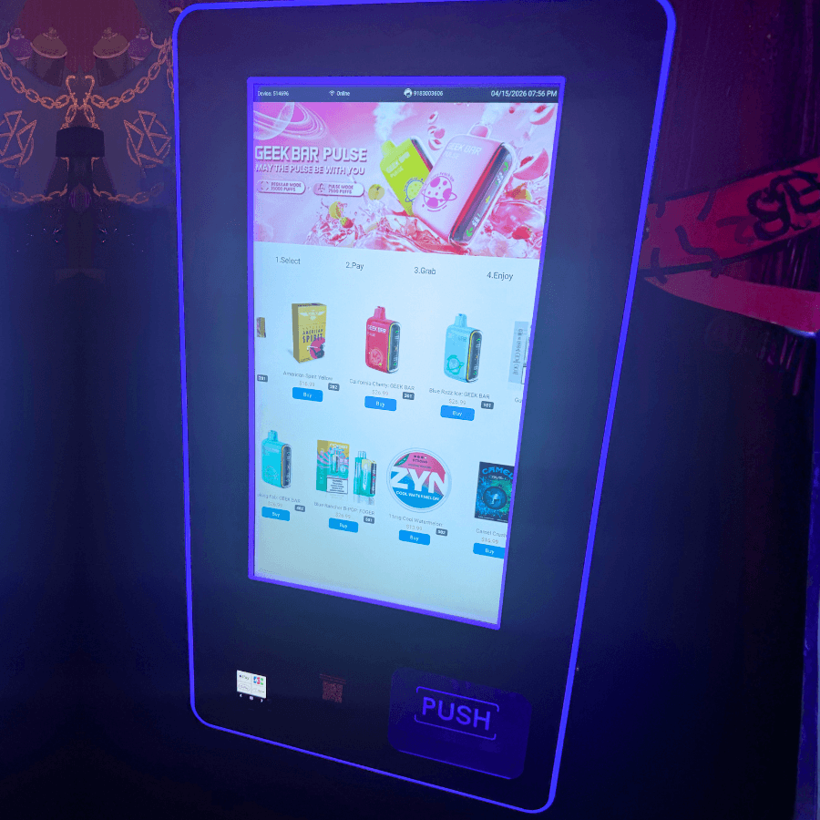 can you buy vapes in vending machines Do I Need a License to Own a Vape Machine? – BuzzBot Secure Vending Machine With Flavors:Cherry Peach lemonade LOKEE HYDE RAINBOW - PAX Four