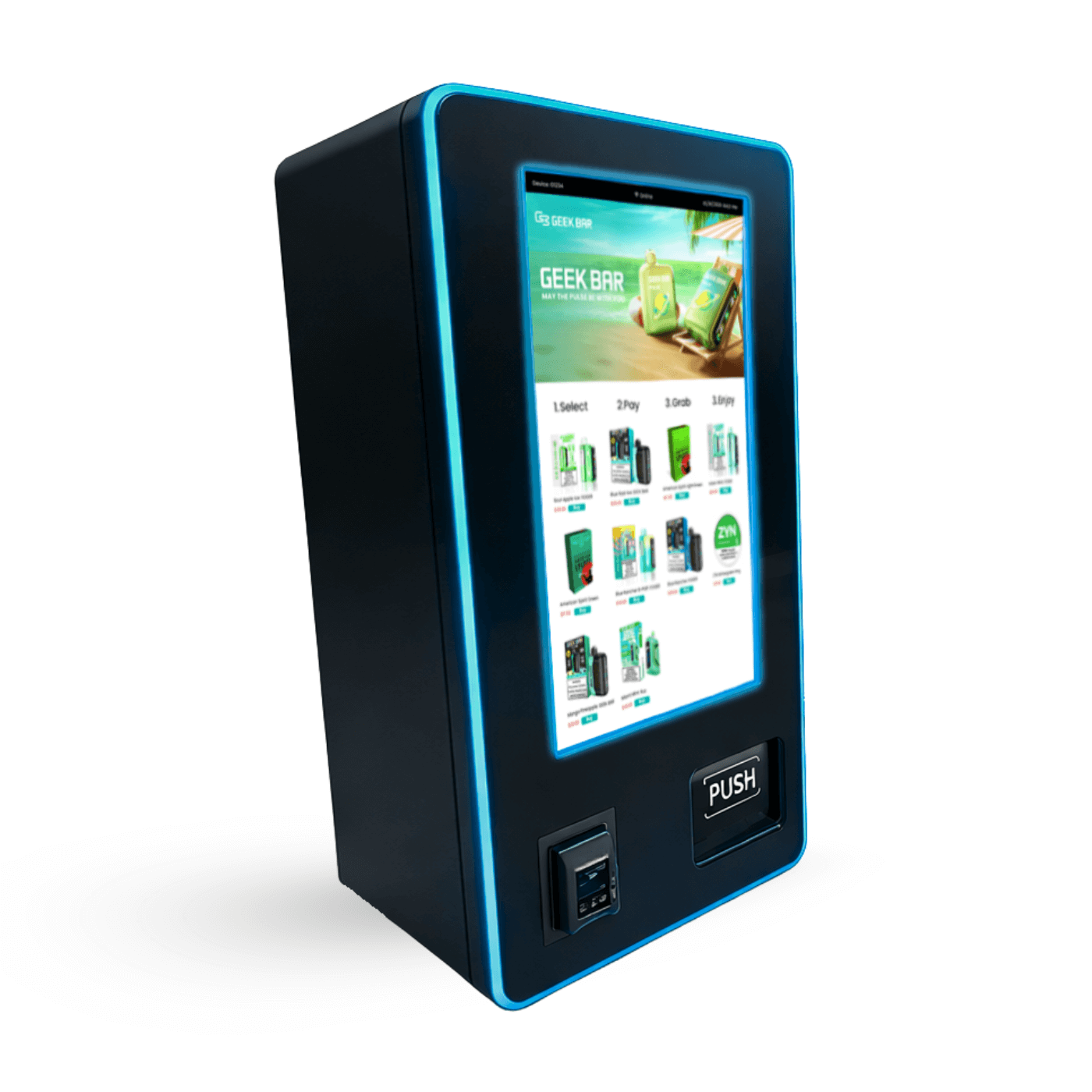average profits from vape vending machines in bars or clubs Nightlife – BuzzBot Voopoo Drag X Plus Nicotine Salt Vape Refill Flavor:White Gummy