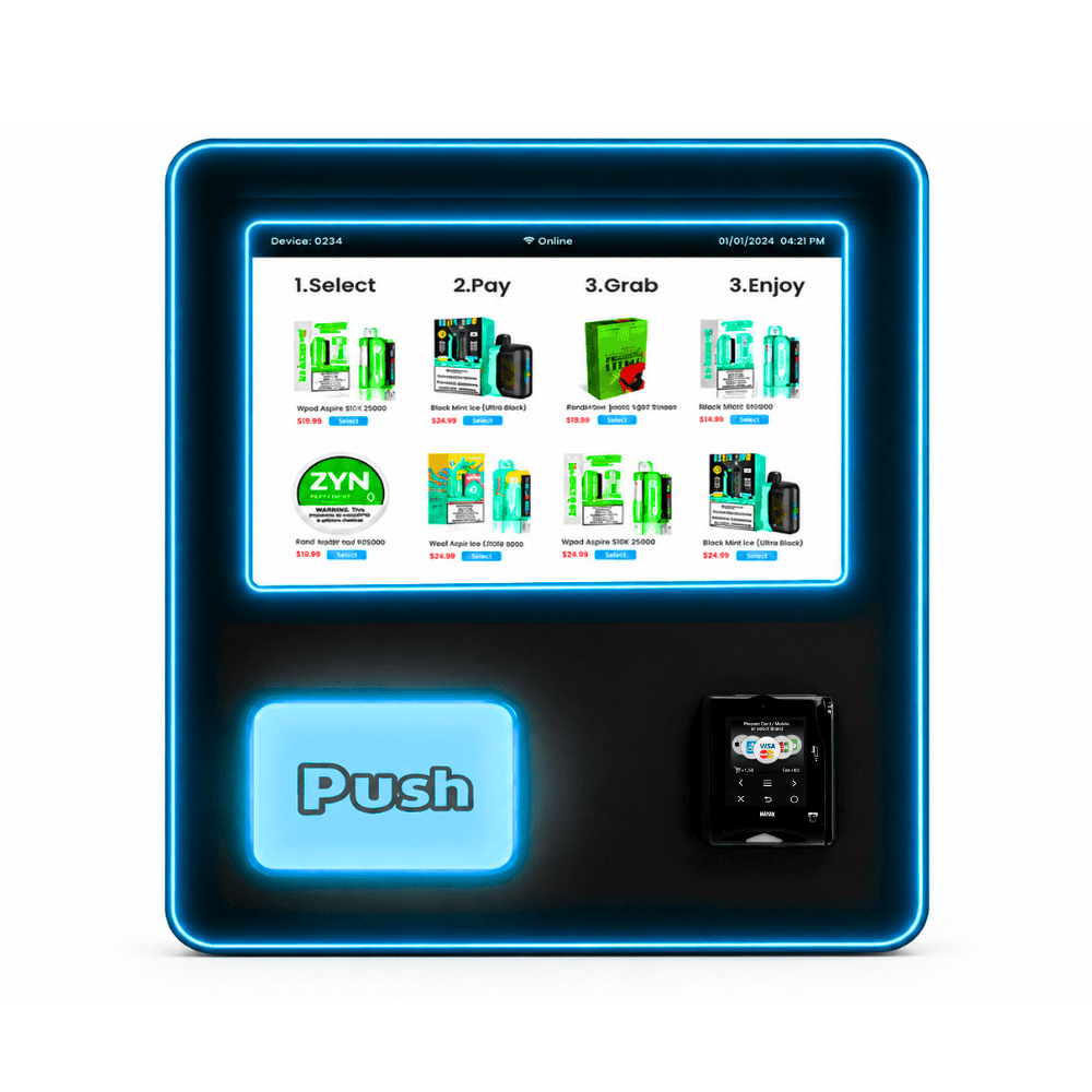 wall mounted vape vending machine