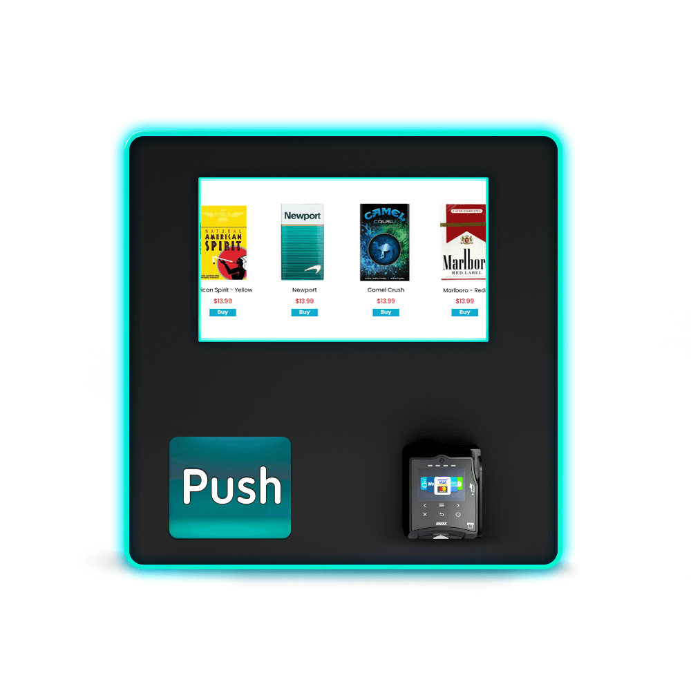 cigarette vending machine with id scanner​