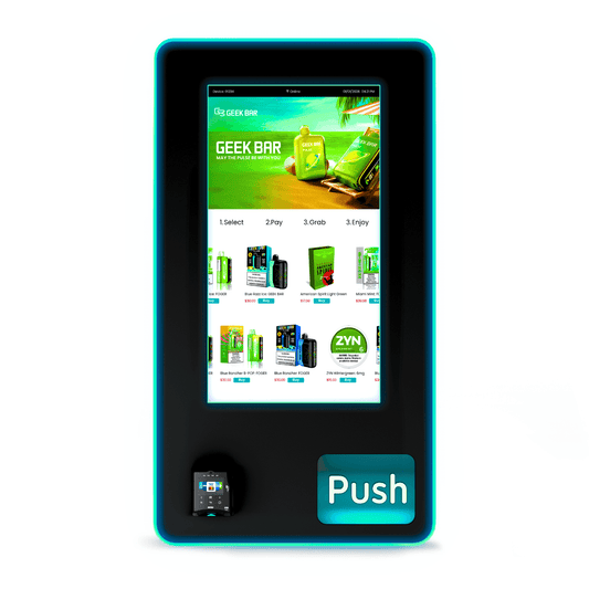 automated smart vending machine with age verification vapetm