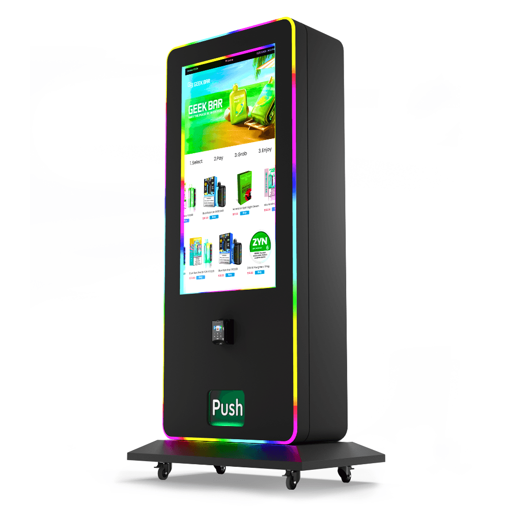 zyn and nicotine vape vending machine large