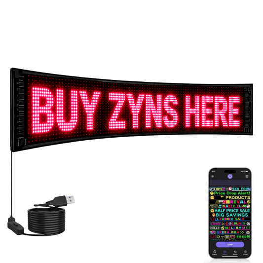 Programmable LED Vape Sign
