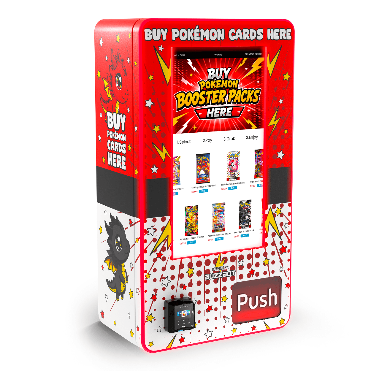 pokemon tcg vending machine for sale
