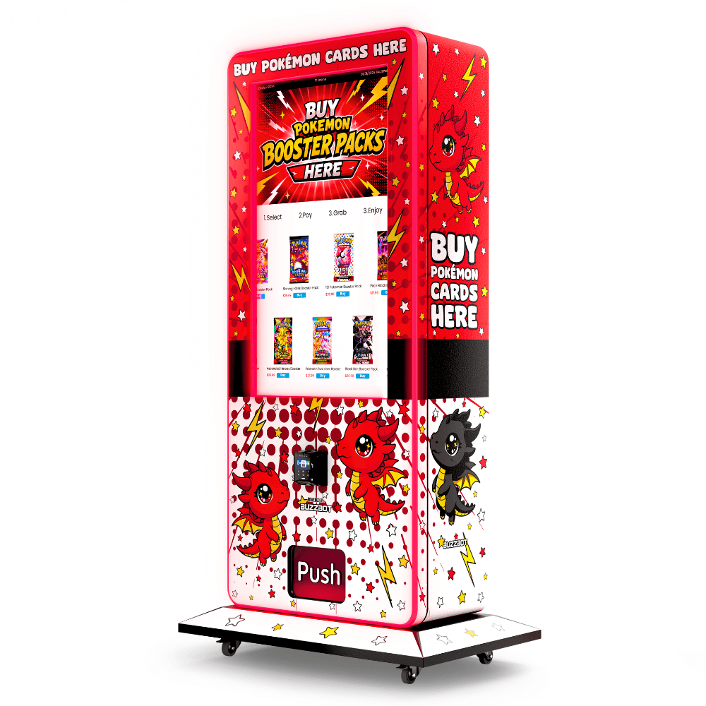 tcg pokemon trading card vending machine tower for sale