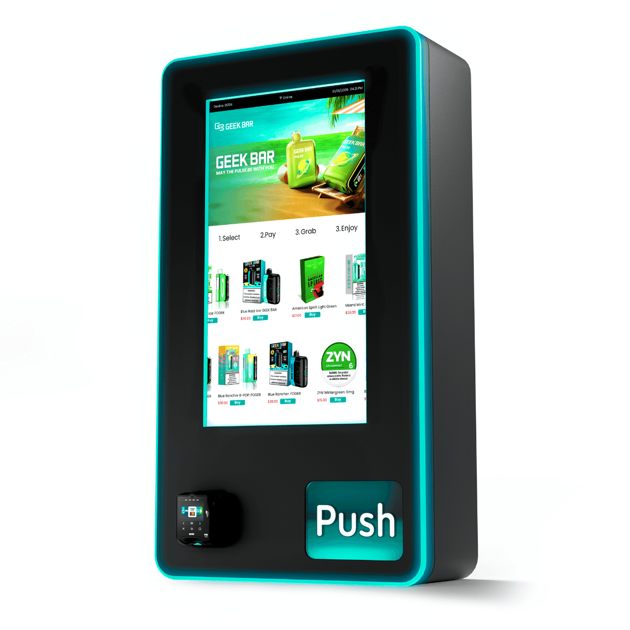 vape vending machine price list Electronics The machine’s smart inventory FLAVOUR:STRAWBERRY Buy RELX Creator Pod