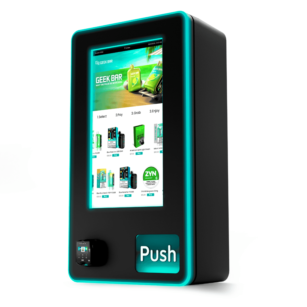vape price azerbaijan Vending Machine For Sale – BuzzBot FLAVORS:BLUEBERRY LEMONADE Vuse - ePen 3 perfume