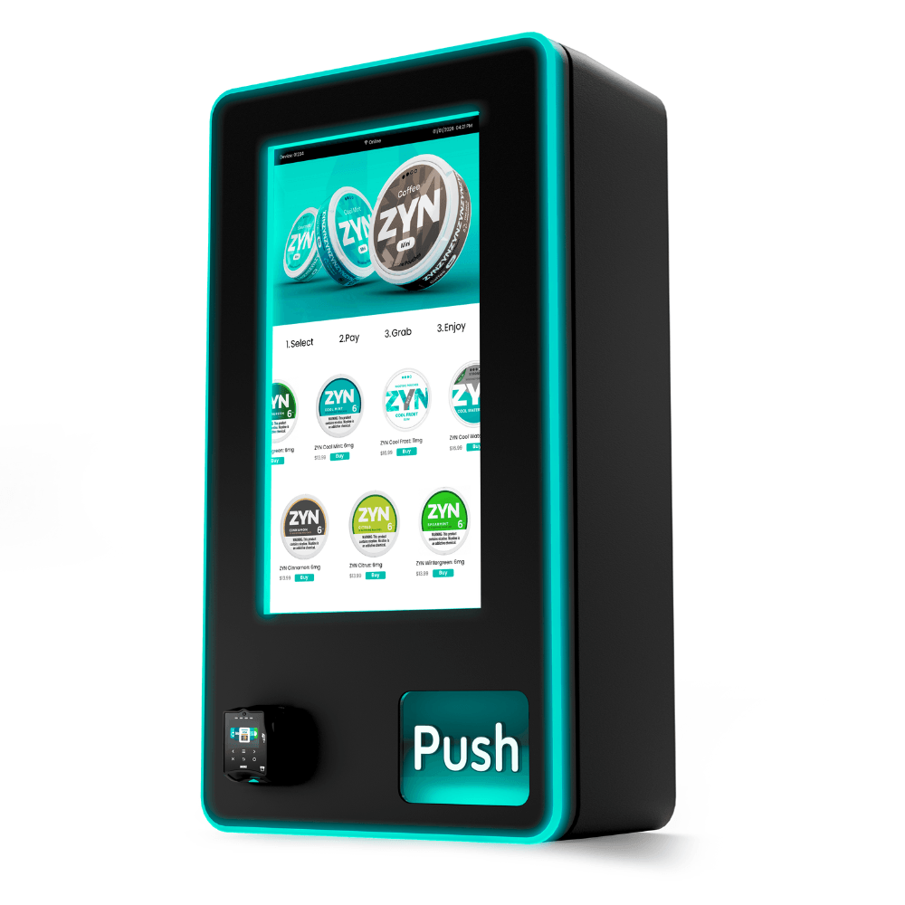 vape and nicotine pouch vending machine​ for zyn